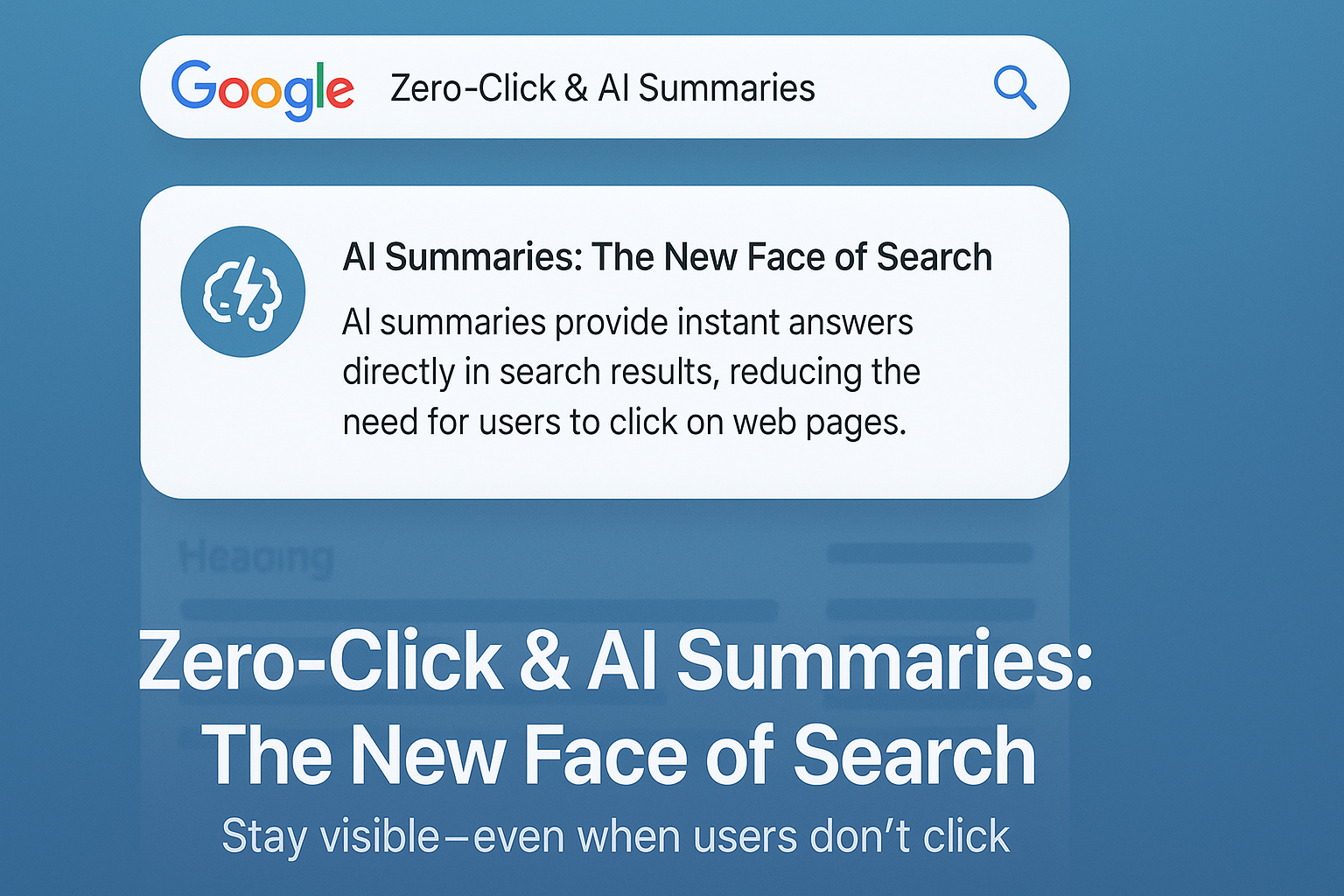 Zero-Click & AI Summaries